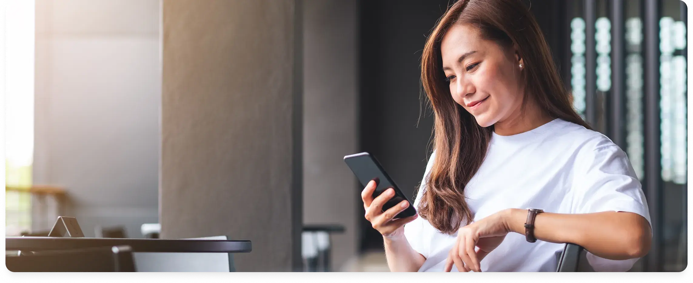woman looking at phone woman looking at phone